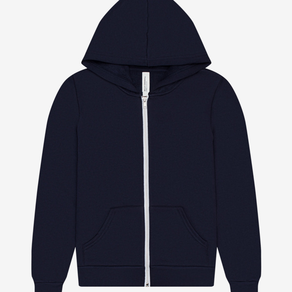 Youth Sponge Fleece Full Zip Hooded Sweatshirt Thumbnail