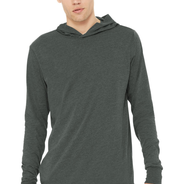 Unisex Jersey Long Sleeve Hoodie Thumbnail