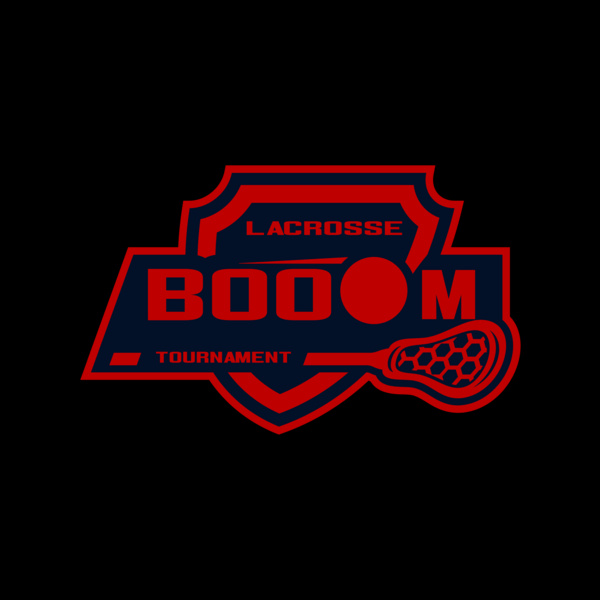 Boom Tournament Lacrosse Logo Template Thumbnail