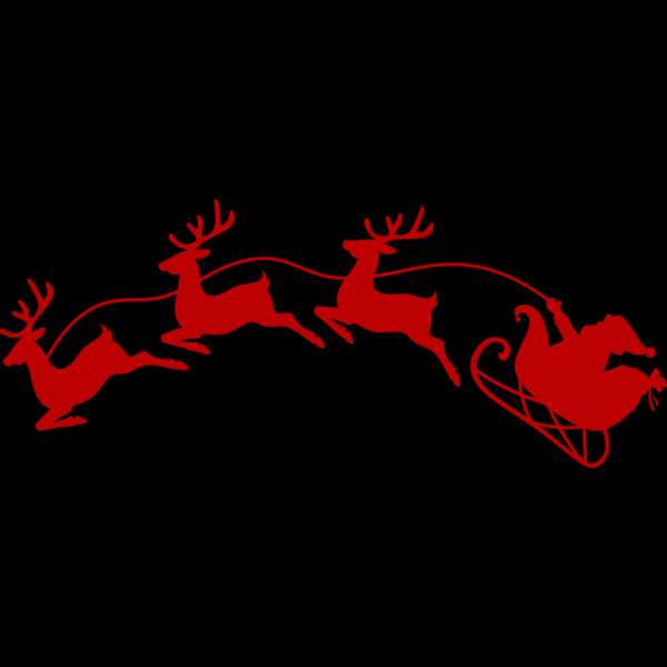 Santa and the reindeers Thumbnail